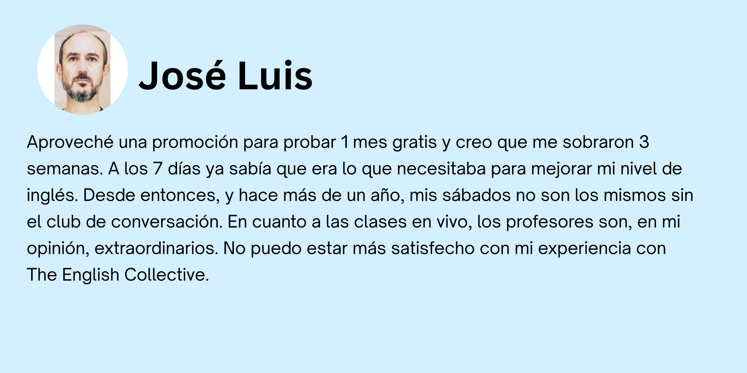 review - Jose Luis
